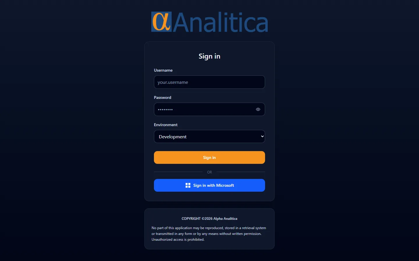 Alpha Analitica Online